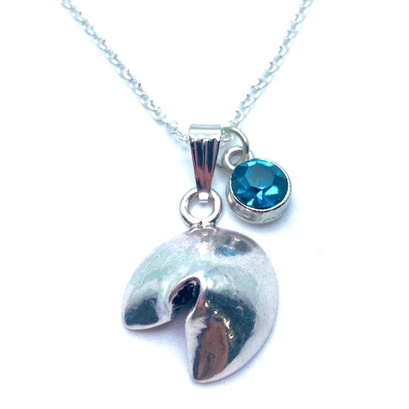 Fortune Cookie Necklace May Be Personalized - Picture 4 of 6